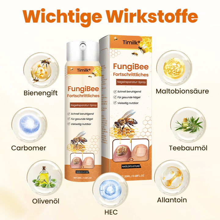 Timilk® FungiBee Fortschrittliches Nagelreparatur-Spray