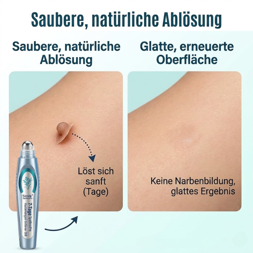Timilk® SpotlessPro 7-Tage Fortschrittlicher Makel- & Hautanhängsel-Entferner