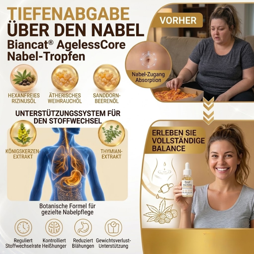 Biancat® AgelessCore Körperstraffende Bauchnabel-Tropfen