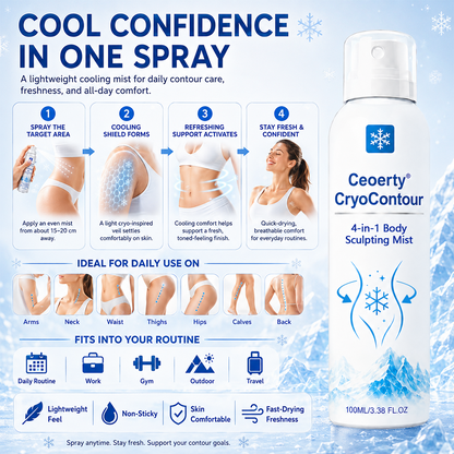 Ceoerty® CryoContour 4-in-1 Körperformungs-Spray