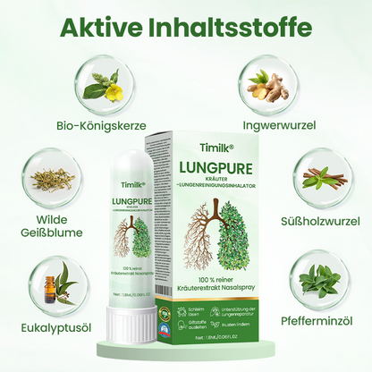 Timilk® LungPure Kräuter-Lungenreinigungsinhalator ❤️