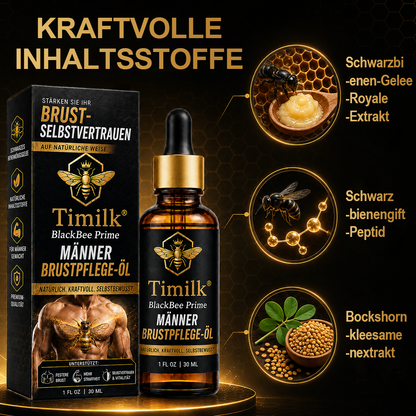 Timilk® BlackBee Prime Brustpflegeöl für Männer