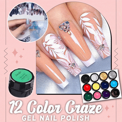 12 Color-Craze Gel-Nagellack