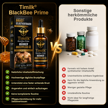 Timilk® BlackBee Prime Brustpflegeöl für Männer