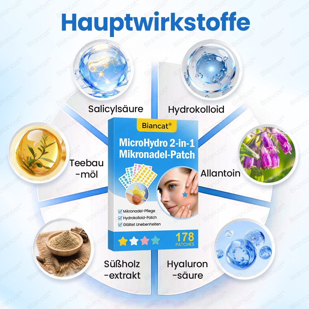 Biancat® MicroHydro 2-in-1 Mikronadel-Patch