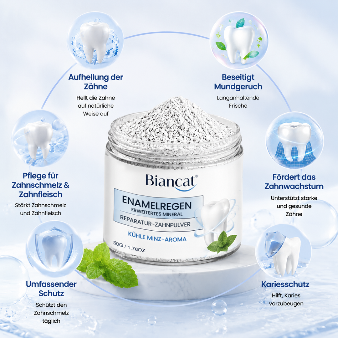 Biancat® EnamelRegen Erweitertes Mineral-Reparatur-Zahnpulver