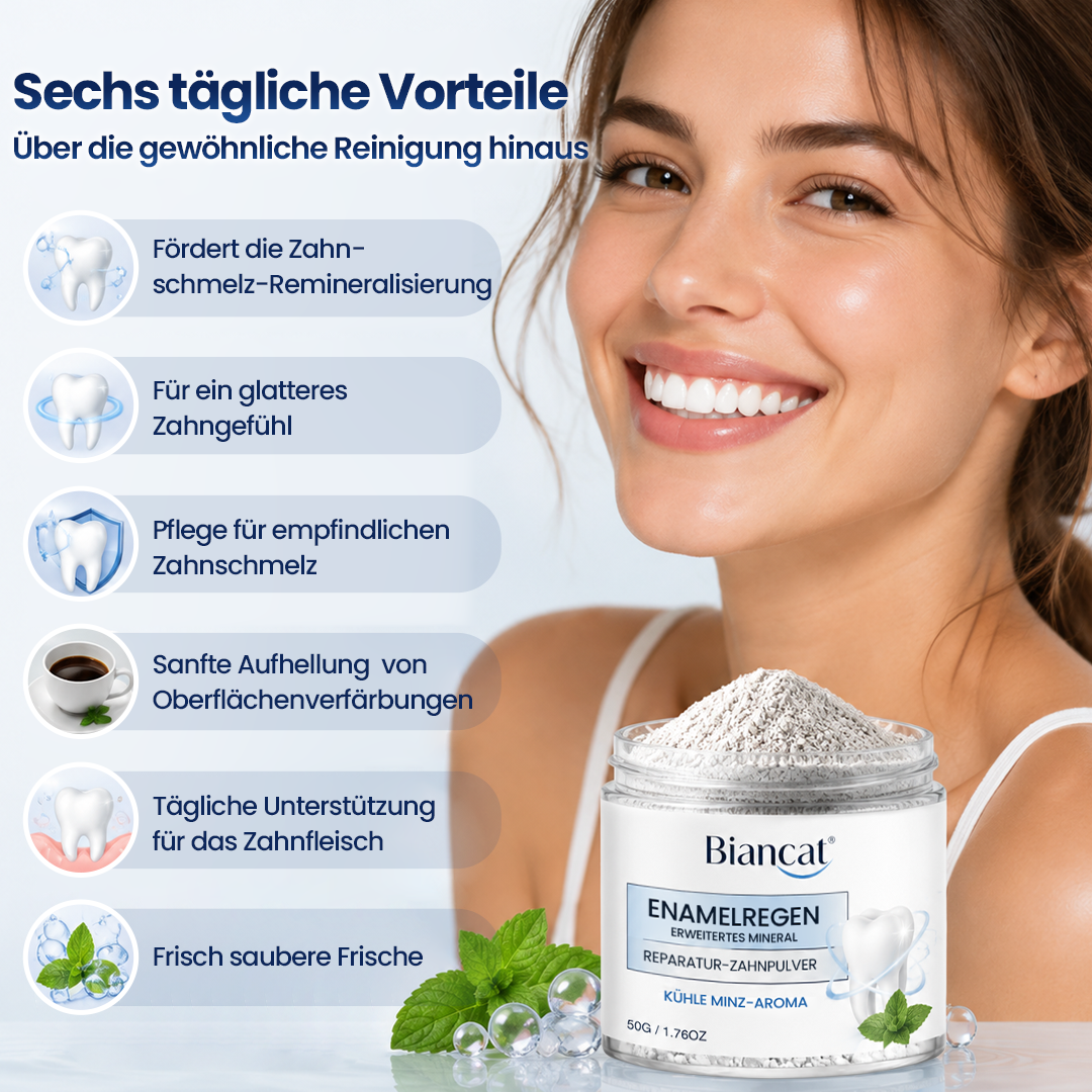 Biancat® EnamelRegen Erweitertes Mineral-Reparatur-Zahnpulver