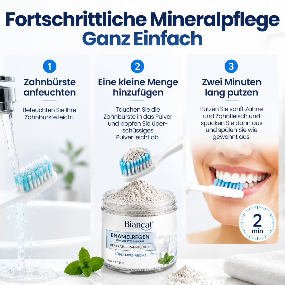 Biancat® EnamelRegen Erweitertes Mineral-Reparatur-Zahnpulver