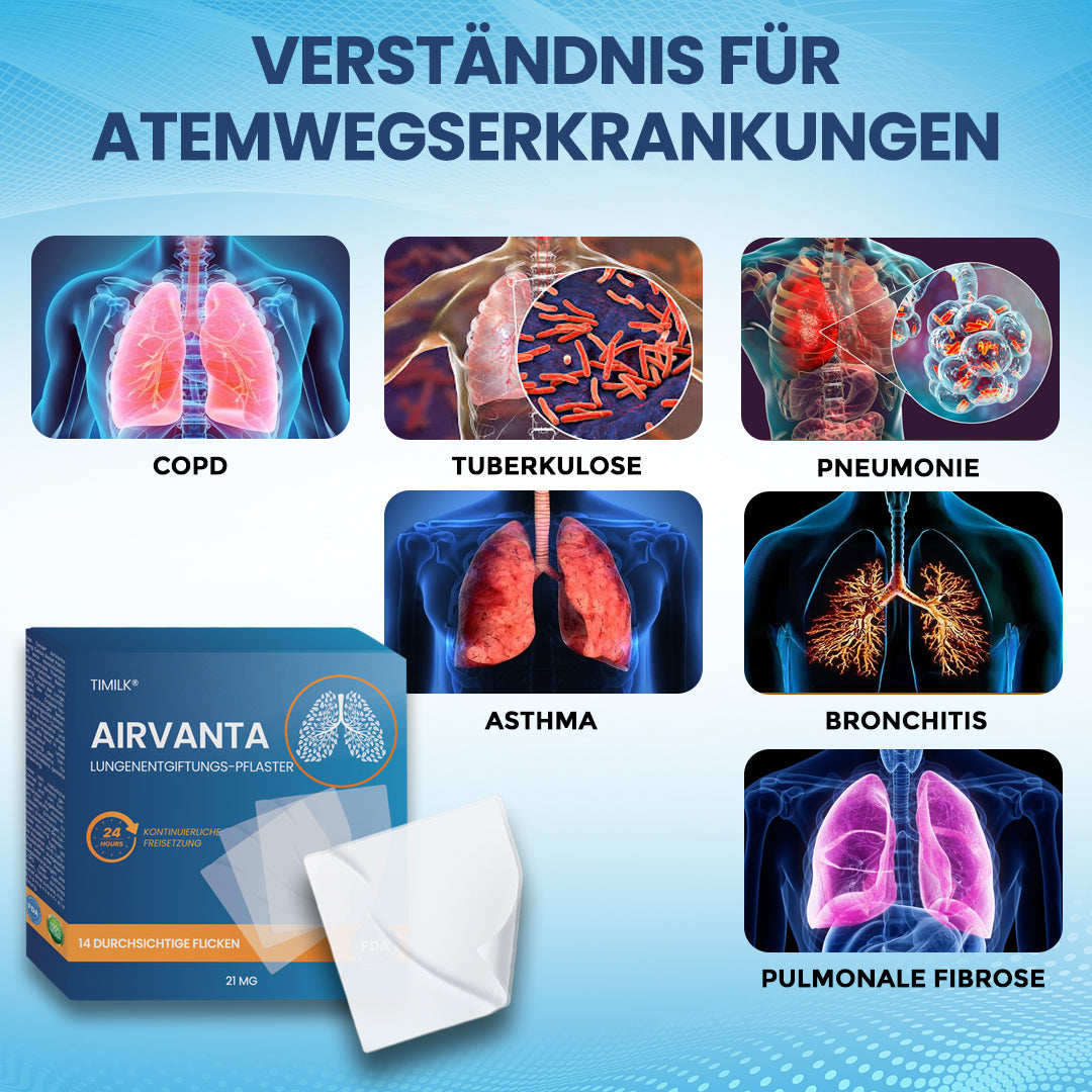 Timilk® AirVanta Lungenentgiftungs-Pflaster ❤️