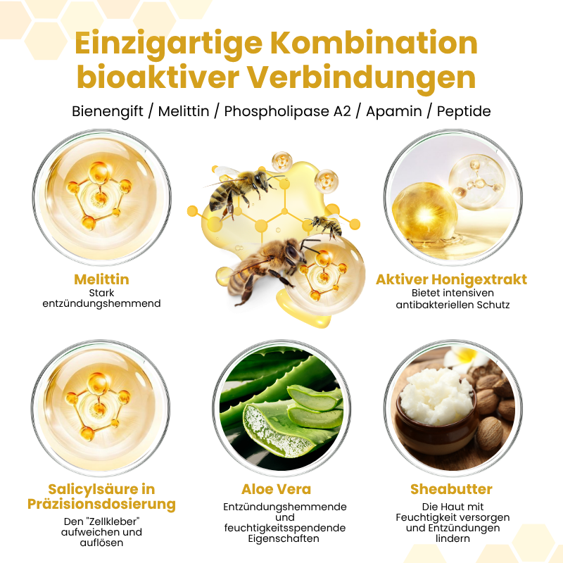 Timilk® PsoriaSoothe Fortschrittliche Bienengift Haut-Regenerationscreme🔥