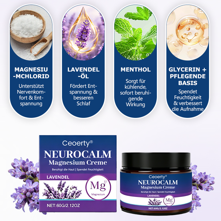 Ceoerty® NeuroCalm Magnesium Creme