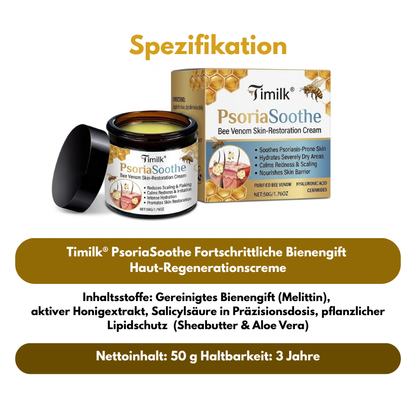 Timilk® PsoriaSoothe Fortschrittliche Bienengift Haut-Regenerationscreme🔥