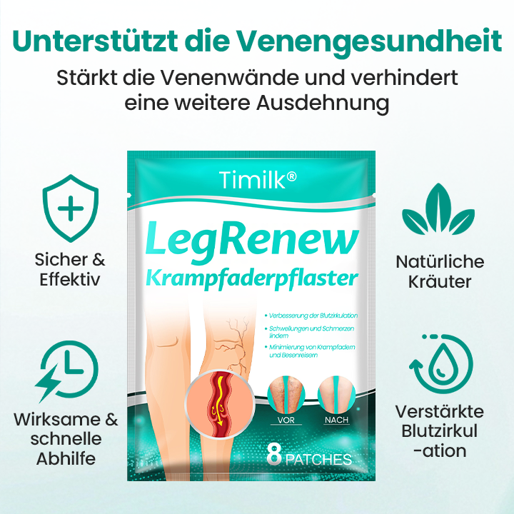 Timilk® LegRenew Krampfaderpflaster 🔥