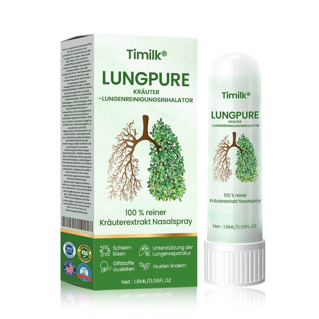 Timilk® LungPure Kräuter-Lungenreinigungsinhalator ❤️