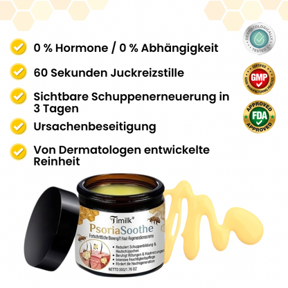 Timilk® PsoriaSoothe Fortschrittliche Bienengift Haut-Regenerationscreme🔥
